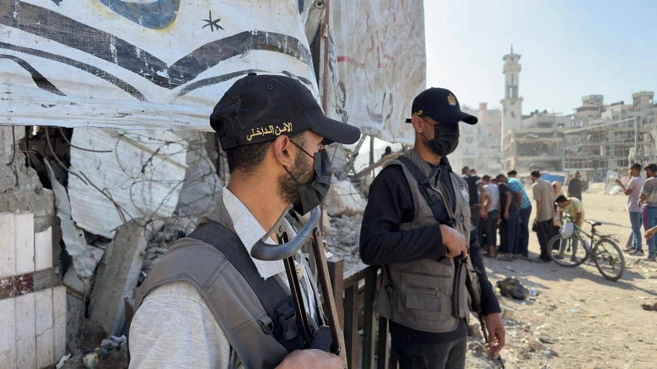 NextImg:Hamas gunmen spotted on Gaza streets, in limited show of force as ceasefire sets in