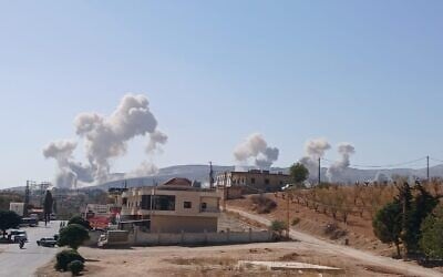 Smoke rises following Israeli airstrikes in Lebanon's Beqaa Valley on October 23, 2025. (Social media: used in accordance with Clause 27a of the Copyright Law) Smoke rises following Israeli airstrikes in Lebanon's Beqaa Valley on October 23, 2025. (Social media: used in accordance with Clause 27a of the Copyright Law)