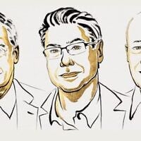 From left: Joel Mokyr, Philippe Aghion, and Peter Howitt win 2025 Nobel Prize in Economics for their research on innovation-led economic growth. (Nobel Committee)