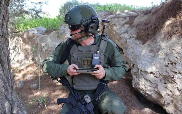 Israeli defense tech startup Commcrete develops tactical satellite communications devices deployed by defense, security, and emergency organizations in Israel, Europe, and North America. (Courtesy)