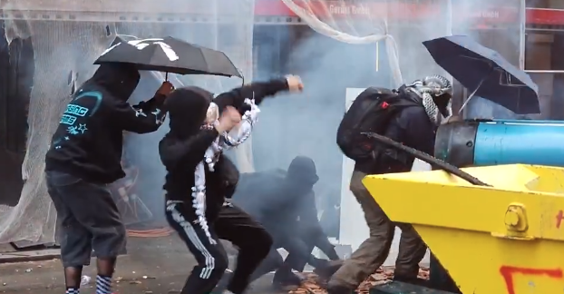 NextImg:18 cops injured in clashes with anti-Israel rioters in Swiss capital