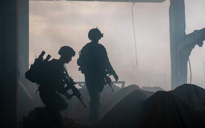 IDF troops seen operating in the Gaza Strip in an image published October 6, 2025. (Israel Defense Forces)