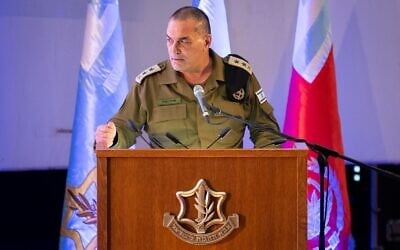 IDF Chief of Staff Lt. Gen. Eyal Zamir speaks at a military conference, October 27, 2025. (Israel Defense Forces)