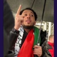 Tarek Bazrouk pictured during a December 2024 assault on Jewish targets. (U.S. Attorney’s Office for the Southern District of New York)