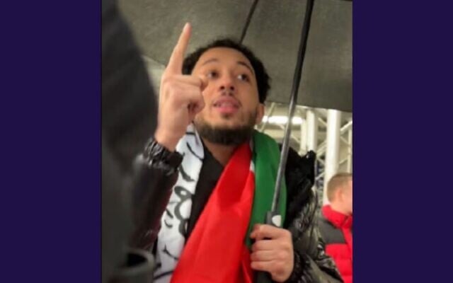 Tarek Bazrouk pictured during a December 2024 assault on Jewish targets. (U.S. Attorney’s Office for the Southern District of New York)