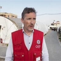 Head of the International Committee of the Red Cross in Israel Julien Lerisson. (courtesy ICRC)