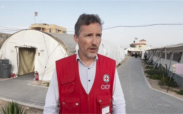 Head of the International Committee of the Red Cross in Israel Julien Lerisson. (courtesy ICRC)