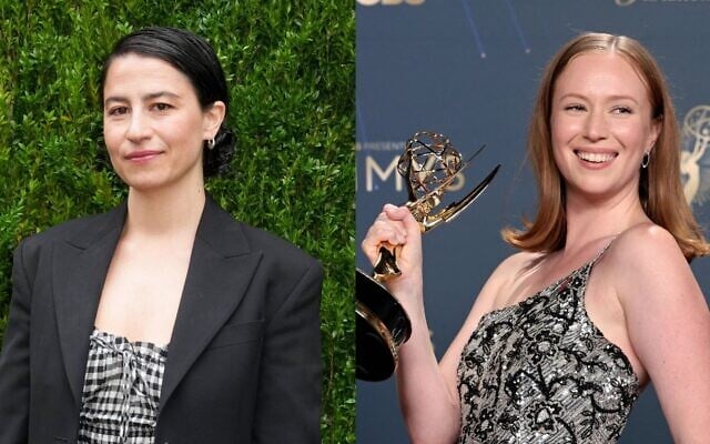US actresses Ilana Glazer (left) and Hannah Einbinder, both of whom signed onto the 'Jews Demand Action' letter calling for sanctions against Israel in Octobewr 2025, in undated photos. (John Nacion/Kevin Mazur/Getty Images via JTA) US actresses Ilana Glazer (left) and Hannah Einbinder, both of whom signed onto the 'Jews Demand Action' letter calling for sanctions against Israel in Octobewr 2025, in undated photos. (John Nacion/Kevin Mazur/Getty Images via JTA)