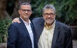 Outgoing OurCrowd CEO and founder Jon Medved (right) with the venture investment firm's acting CEO Cali Chill. (Courtesy)