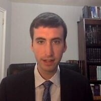 Rabbi Avraham Wein of Teaneck, New Jersey is seen in a video uploaded September 17, 2021. (Screen capture via YouTube)