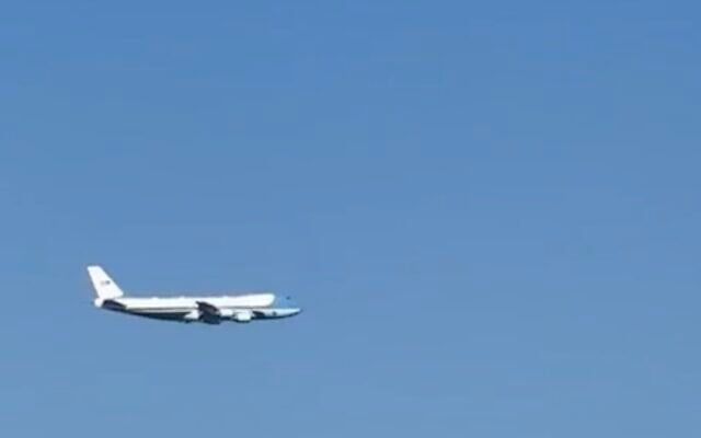 President Donald Trump lands at Israel's Ben Gurion Airport for ...
