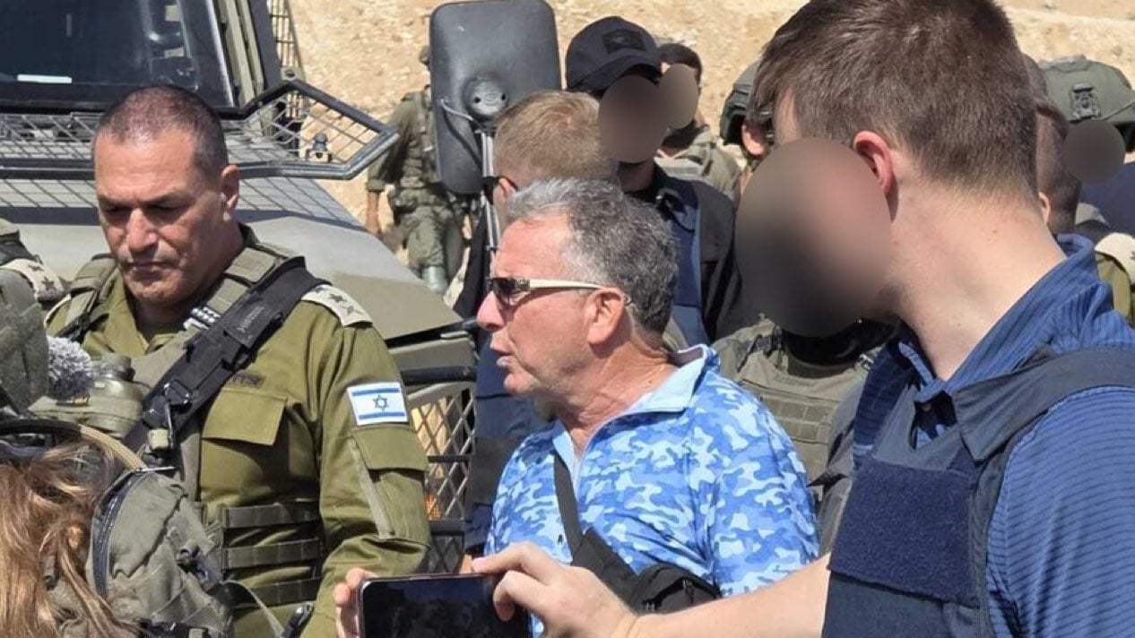 NextImg:Witkoff visits Gaza base as ceasefire holds and displaced Palestinians return home