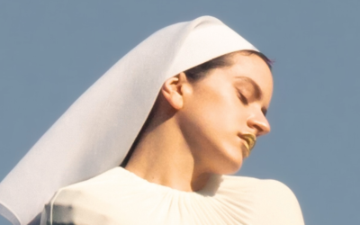 Spanish pop star Rosalia on the cover of her latest album, 'Lux,' in which she sings in Hebrew, and 12 other languages (Courtesy)