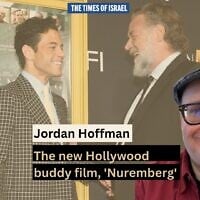 Jordan Hoffman (courtesy) / Rami Malek and Russell Crowe attend the 'Nuremberg' AFI Fest red carpet premiere screening at TCL Chinese Theatre on October 24, 2025, in Hollywood, California. (Vivien Killilea/Getty Images for Sony Pictures Classics/AFP)