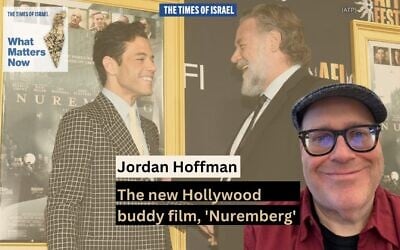 Jordan Hoffman (courtesy) / Rami Malek and Russell Crowe attend the 'Nuremberg' AFI Fest red carpet premiere screening at TCL Chinese Theatre on October 24, 2025, in Hollywood, California. (Vivien Killilea/Getty Images for Sony Pictures Classics/AFP)
