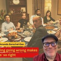 Jordan Hoffman and Amanda Borschel-Dan. (courtesy) / A still from 'Bad Shabbos' (Menemsha Films)