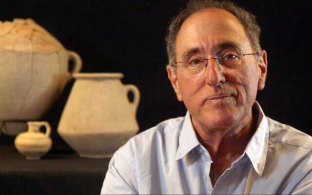 Dr. Amir Golani, an archaeologist at the Israel Antiquities Authority. (Yakov Shmidov/Israel Antiquities Authority)
