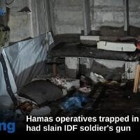 Illustrative: This picture taken on June 8, 2025, shows a tunnel at the European Hospital during a controlled embed organized by the Israeli military, in Khan Yunis in the Gaza Strip. (AFP)