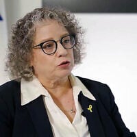 Israeli Ambassador to Mexico Einat Kranz Neiger speaks in a March 2025 interview. (Screen capture via Revista Cámara - Periodismo Legislativo on YouTube)