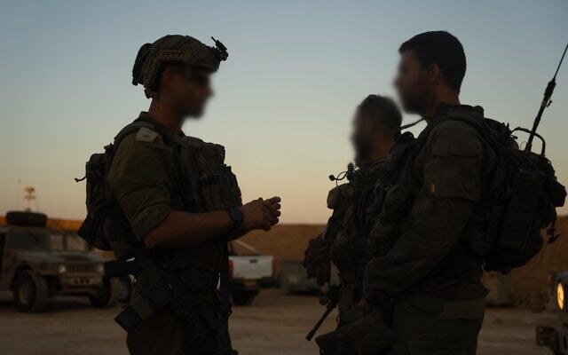 Troops of the Yiftah Reserve Brigade operate in Gaza City's Shejaiya neighborhood, in a handout photo issued on November 4, 2025. (Israel Defense Forces) Troops of the Yiftah Reserve Brigade operate in Gaza City's Shejaiya neighborhood, in a handout photo issued on November 4, 2025. (Israel Defense Forces)