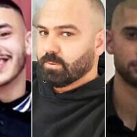 Homicide victims Mu'ad al-Hadra, 19; Abed Sbihat, 32; and Murad Yousef, 22, killed overnight in three separate shootings on November 6, 2025. (Facebook)