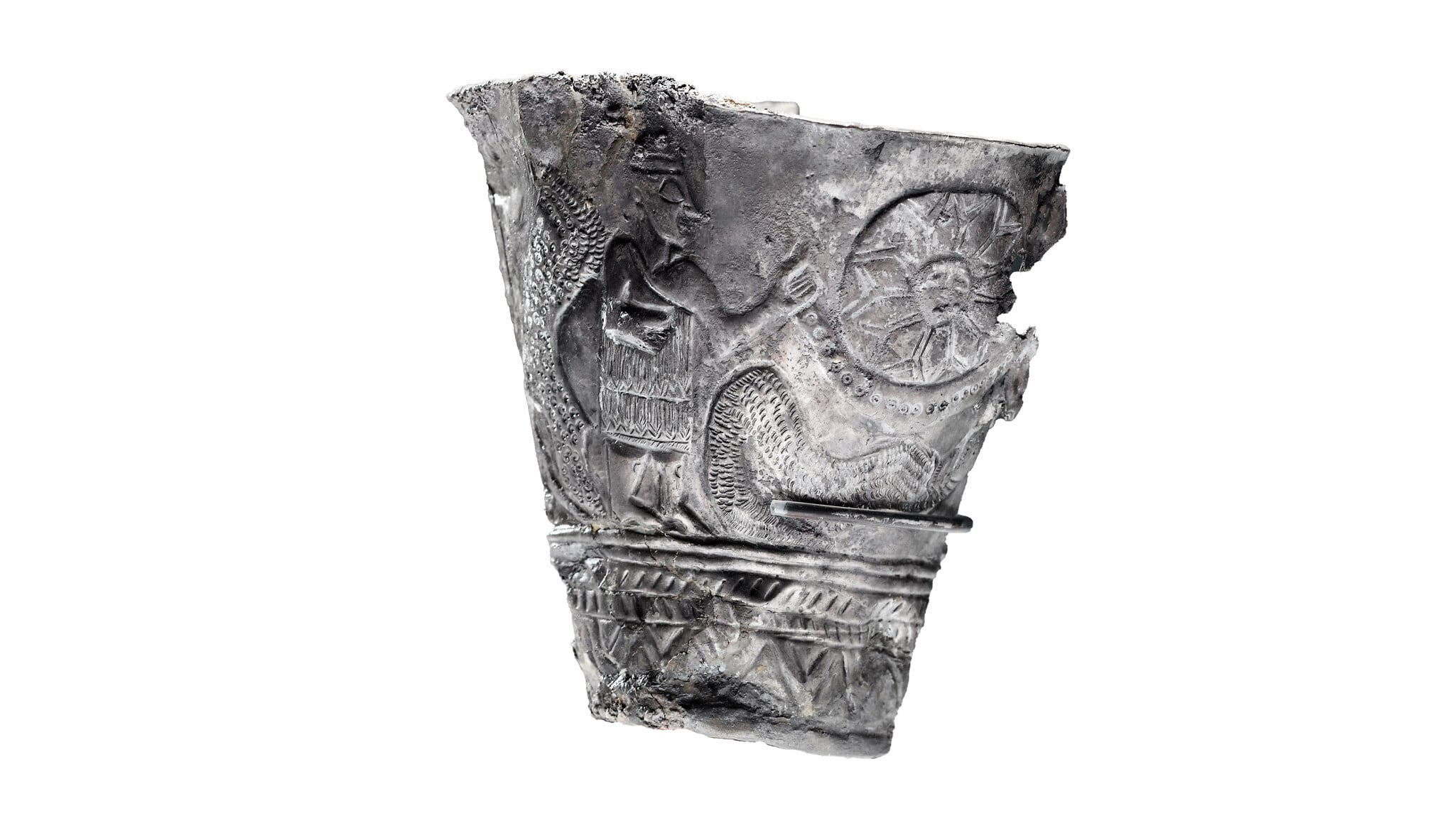 Study 4300-year-old cup with oldest depiction of Creation features a celestial ark