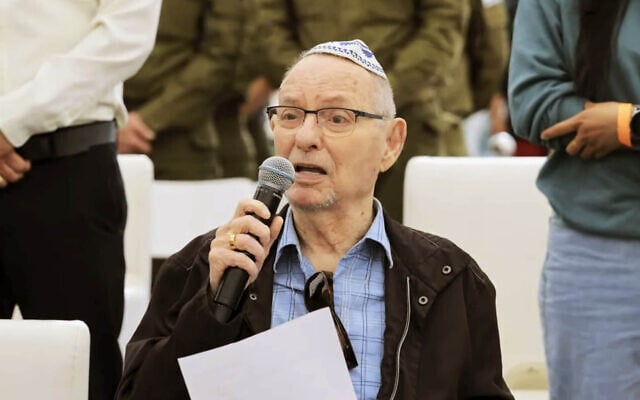 Yariv Ben-Eliezer, the grandson of David Ben-Gurion, speaks at a memorial for his grandfather in Sde Boker on November 26, 2025. (Screenshot/GPO) Yariv Ben-Eliezer, the grandson of David Ben-Gurion, speaks at a memorial for his grandfather in Sde Boker on November 26, 2025. (Screenshot/GPO)