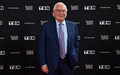 Former US ambassador to Israel David Friedman attends the red carpet premiere of 'Route 60: The Biblical Highway,' which accompanies him as he and former US secretary of state Mark Pompeo travel the road that traverses the West Bank, at the Museum of the Bible in Washington, on September 12, 2023. (Larry French/ Getty Images for TBN/ AFP)