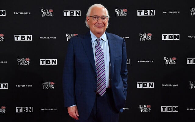 Former US ambassador to Israel David Friedman attends the red carpet premiere of 'Route 60: The Biblical Highway,' which accompanies him as he and former US secretary of state Mark Pompeo travel the road that traverses the West Bank, at the Museum of the Bible in Washington, on September 12, 2023. (Larry French/ Getty Images for TBN/ AFP)