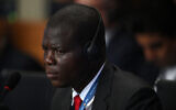 South Africa's Minister of Foreign Affairs Ronald Lamola attends the first meeting of BRICS Foreign Ministers in Rio de Janeiro, Brazil, on April 28, 2025. (Mauro PIMENTEL / POOL / AFP)