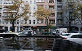 Buildings at the Sonnenallee in the Neukoelln district in Berlin, where a man suspected of having planned an attack, is believed to have had a residence, on November 2, 2025. (Odd Andersen/AFP)