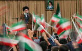 Iran's Supreme Leader Ayatollah Ali Khamenei addresses a meeting with students in Tehran on November 3, 2025. (Photo by KHAMENEI.IR / AFP)