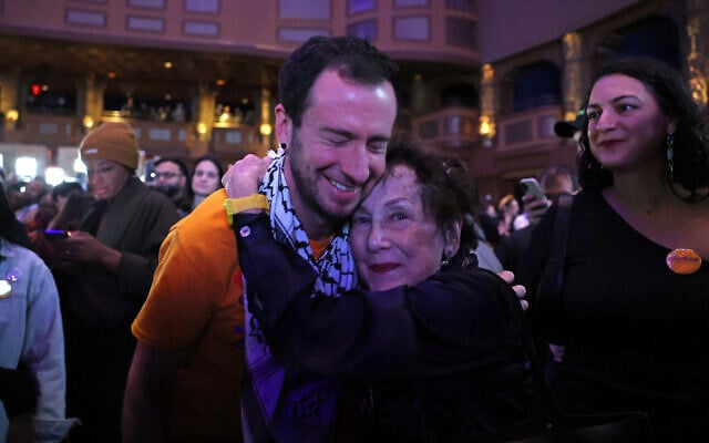 Supporters of New York City Mayoral candidate Zohran Mamdani celebrate during an election night event at the Brooklyn Paramount Theater in Brooklyn, New York on November 4, 2025. (Photo by ANGELA WEISS / AFP) Supporters of New York City Mayoral candidate Zohran Mamdani celebrate during an election night event at the Brooklyn Paramount Theater in Brooklyn, New York on November 4, 2025. (Photo by ANGELA WEISS / AFP)