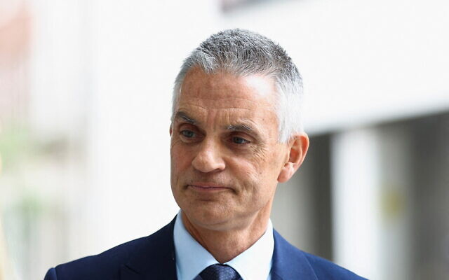 BBC Director-General Tim Davie is pictured in London on April 28, 2022. (HANNAH MCKAY / POOL / AFP) BBC Director-General Tim Davie is pictured in London on April 28, 2022. (HANNAH MCKAY / POOL / AFP)