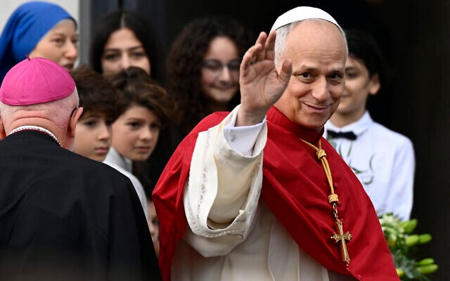 Pope Leo XIV arrives at the Cathedral of the Holy Spirit (St Esprit cathedral) for a meeting with bishops, priests, deacons, consecrated men and women, and pastoral workers in Istanbul on November 28, 2025. (Photo by YASIN AKGUL / AFP) Pope Leo XIV arrives at the Cathedral of the Holy Spirit (St Esprit cathedral) for a meeting with bishops, priests, deacons, consecrated men and women, and pastoral workers in Istanbul on November 28, 2025. (Photo by YASIN AKGUL / AFP)