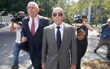 Tavistock founder Joe Lewis leaves Manhattan federal court, July 26, 2023, in New York. (AP Photo/Mary Altaffer)