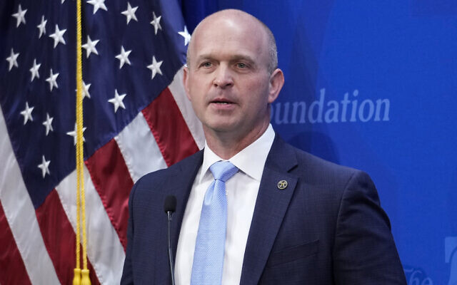 Kevin Roberts, president of the Heritage Foundation, speaks in Washington, April 12, 2023. (AP Photo/J. Scott Applewhite) Kevin Roberts, president of the Heritage Foundation, speaks in Washington, April 12, 2023. (AP Photo/J. Scott Applewhite)