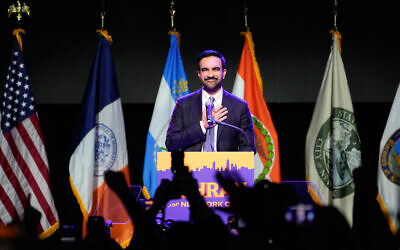 Zohran Mamdani speaks after winning the mayoral election, Tuesday, Nov. 4, 2025, in New York. (AP Photo/Yuki Iwamura)