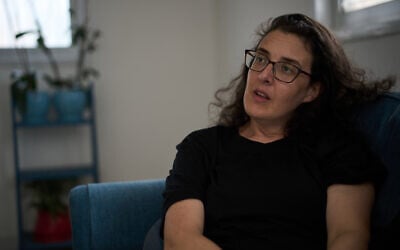 Israeli-Russian doctoral researcher from Princeton University, Elizabeth Tsurkov, who was kidnapped in Iraq, in 2023 and released last September, speaks during an interview in Ramat Gan, Israel, on November 6, 2025. (AP Photo/Leo Correa)