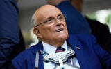 Former New York City mayor Rudy Giuliani participates in a ceremony commemorating the anniversary of the 9-11 terror attacks in New York, Septeber 11, 2025. (AP Photo/Seth Wenig, file)