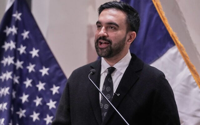 New York City Mayor-elect Zohran Mamdani in New York, November 10, 2025. (AP/Richard Drew) New York City Mayor-elect Zohran Mamdani in New York, November 10, 2025. (AP/Richard Drew)