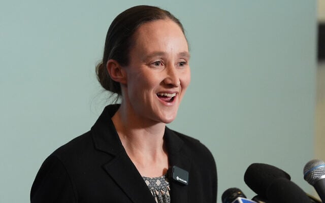 Seattle Mayor-elect Katie Wilson smiles while delivering a victory speech during a news conference at the Seattle Labor Temple on November 13, 2025, in Seattle. (AP Photo/Lindsey Wasson) Seattle Mayor-elect Katie Wilson smiles while delivering a victory speech during a news conference at the Seattle Labor Temple on November 13, 2025, in Seattle. (AP Photo/Lindsey Wasson)
