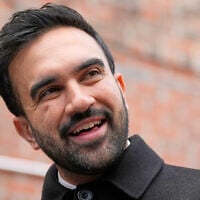FILE - New York City Mayor-elect Zohran Mamdani talks to reporters at a news conference in New York, November 17, 2025. (AP Photo/Seth Wenig, File)