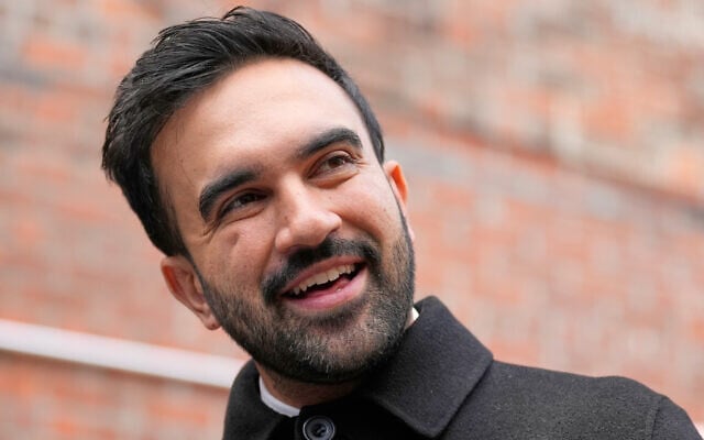 FILE - New York City Mayor-elect Zohran Mamdani talks to reporters at a news conference in New York, November 17, 2025. (AP Photo/Seth Wenig, File)
