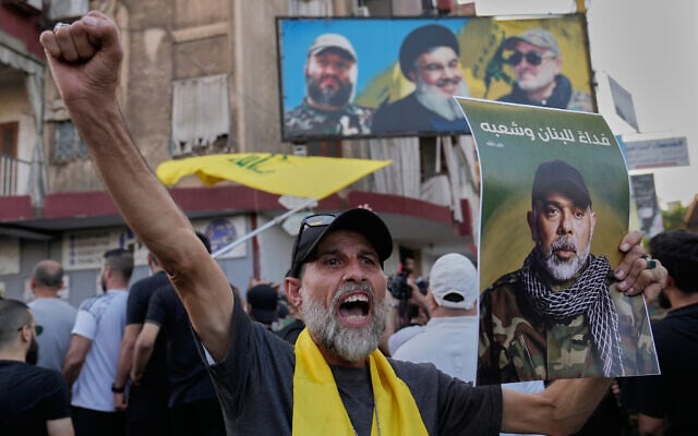 The Zionists should be worried Threats anti-US chants at funeral of Hezbollah No. 2