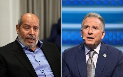 (L-R) Hamas chief negotiator Khalil al-Hayya and US special envoy Steve Witkoff. (Collage/AP) (L-R) Hamas chief negotiator Khalil al-Hayya and US special envoy Steve Witkoff. (Collage/AP)