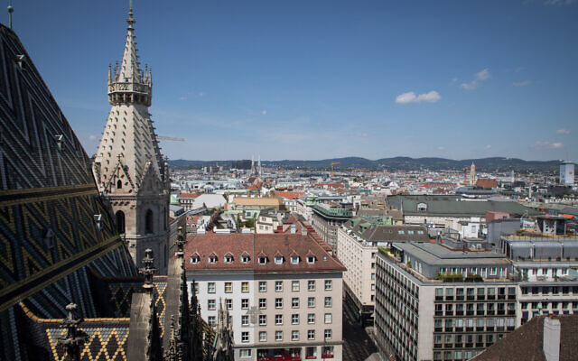 A view of Vienna, Austria, on August 15, 2019. (Nati Shohat/Flash90) A view of Vienna, Austria, on August 15, 2019. (Nati Shohat/Flash90)