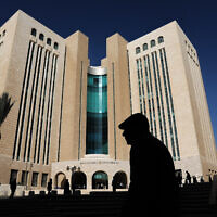 View of the Beersheba District Court Hall in southern Israel on December 1, 2019.(Nati Shohat/Flash90)