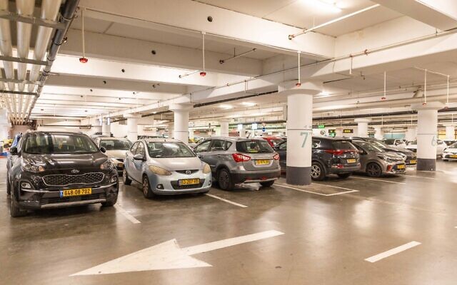 Illustrative: View of an underground parking lot at the Rishonim shopping mall in Rishon le Tzion, central Israel, December 5, 2024. (Yossi Aloni FLASH90) Illustrative: View of an underground parking lot at the Rishonim shopping mall in Rishon le Tzion, central Israel, December 5, 2024. (Yossi Aloni FLASH90)