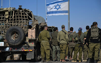 IDF reserve soldiers take part in a surprise military drill in northern Israel along the border with Lebanon and Syria, November 24, 2025. (Michael Giladi/Flash90) IDF reserve soldiers take part in a surprise military drill in northern Israel along the border with Lebanon and Syria, November 24, 2025. (Michael Giladi/Flash90)